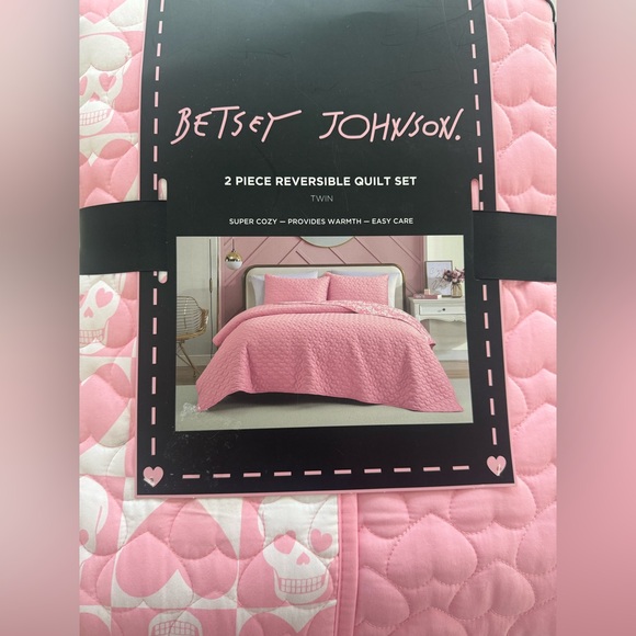Betsey Johnson Reversible Quilt